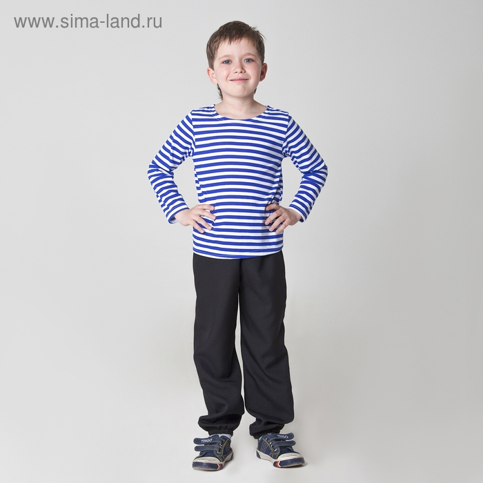 Тельняшка-фуфайка военного, детская, р. 28, рост 104 см Тельняшка-фуфайка военного, детская, р. 28, рост 104 см