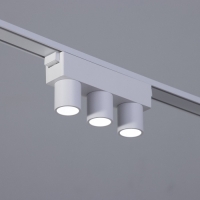Светильник трековый ULTRA "Три бочонка" LED 6Вт 3000K-5700К CRI90 белый 12,2х2,6х5,5см Светильник трековый ULTRA "Три бочонка" LED 6Вт 3000K-5700К CRI90 белый 12,2х2,6х5,5см