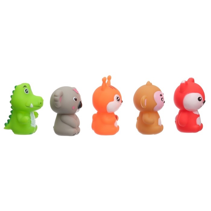 Пальчиковый театр &laquo;Веселые зверята&raquo;, для ванны