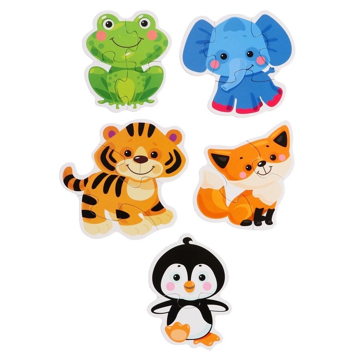 Пазлы контурные «Животные» Пазлы контурные «Животные»