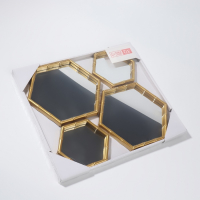 Набор настенных зеркал «Бамбук», зеркальная поверхность 22,7 × 20/15 × 13,2 см, цвет золотистый Набор настенных зеркал «Бамбук», зеркальная поверхность 22,7 × 20/15 × 13,2 см, цвет золотистый