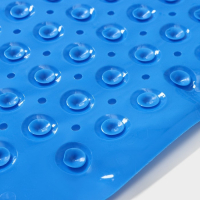 Коврик противоскользящий в ванну на присосках Доляна &laquo;Пузырьки&raquo;, 37&times;71 см, цвет МИКС