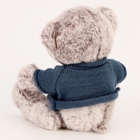 Мягкая игрушка &laquo;Медвежонок&raquo;, 20 см, в кофте, цвет серый