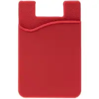 Чехол для карты на телефон Shelley, красный Чехол для карты на телефон Shelley, красный