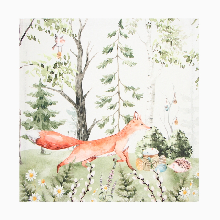 Набор столовый Этель Лесная сказка скатерть 148*183 +/-2см с ГМВО, салф.40х40 см - 8 шт