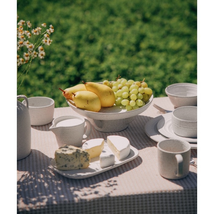 Блюдо для фруктов керамическое SL Home &laquo;Арена Бланка&raquo;, d=27 см, 27&times;10 см, цвет белый