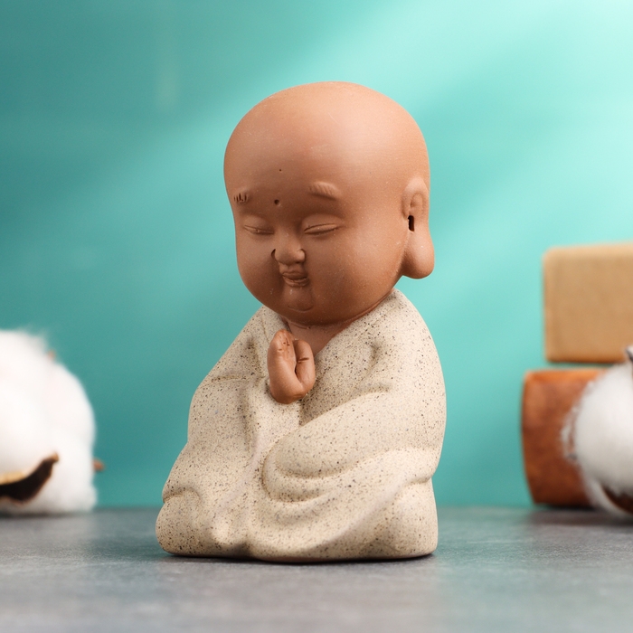 Фигурка Фигурка "Будда", 7х5 см, серая