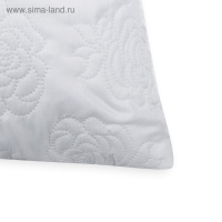 Подушка Роза 50х70 см, белый, полиэфирное волокно, пэ 100% Подушка Роза 50х70 см, белый, полиэфирное волокно, пэ 100%