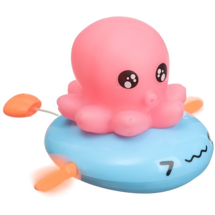 Заводная игрушка для ванны с брызгалкой &laquo;Осьминожка&raquo;, Крошка Я