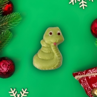 Новый год. Белый шоколад "Добрая змейка", 20 г Новый год. Белый шоколад "Добрая змейка", 20 г