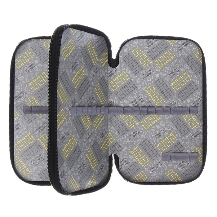 Пенал 2 секции, 125 х 205 х 40 мм, Calligrata 30П26/2 Пенал 2 секции, 125 х 205 х 40 мм, Calligrata 30П26/2 "Тачка огонь", ламинированный картон