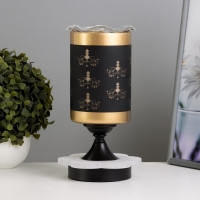 Аромалампа с подсветкой "Фигура" E14 40Вт +RGB черный 10х10х24,5 см Аромалампа с подсветкой "Фигура" E14 40Вт +RGB черный 10х10х24,5 см