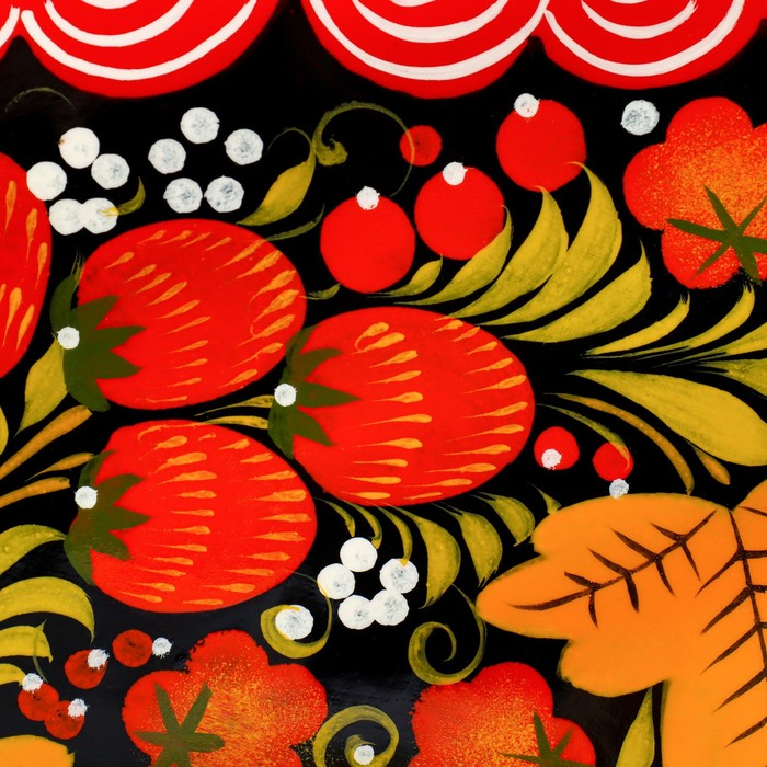 Доска разделочная &laquo;Матрёшка&raquo;, 20&times;26 см, хохлома