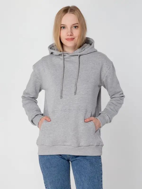 Худи Kirenga Heavy 2.0, серый меланж, размер XS