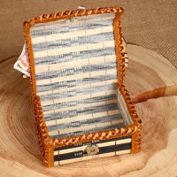 Оберег - шкатулка «Домовой», на сундучке, 10х15х14 см, микс Оберег - шкатулка «Домовой», на сундучке, 10х15х14 см, микс