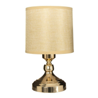 Лампа настольная "Санти" 1х40Вт Е27 золото 15х15х28 см RISALUX