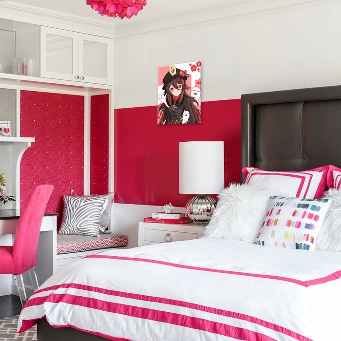 Картина по номерам 30 &times; 40 см &laquo;Геншин&raquo; &laquo;Ху Тао&raquo; 17 цветов