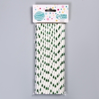 Трубочка для коктейля &laquo;Ёлочки&raquo;, набор 25 шт.