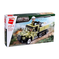 Конструктор Военная зона &laquo;Штурмовой грузовик&raquo;, 2 минифигуры и 113 деталей