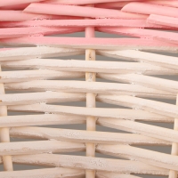 Набор корзин, 3 шт, 36&times;14&times;39 см, 32&times;12&times;34 см, 27&times;11&times;29 см, ива