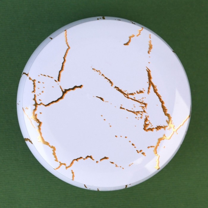 Ароматическая свеча из пчелиного воска &laquo;Тайны света&raquo;, аромат морской бриз, 6 х 6 х 4 см.