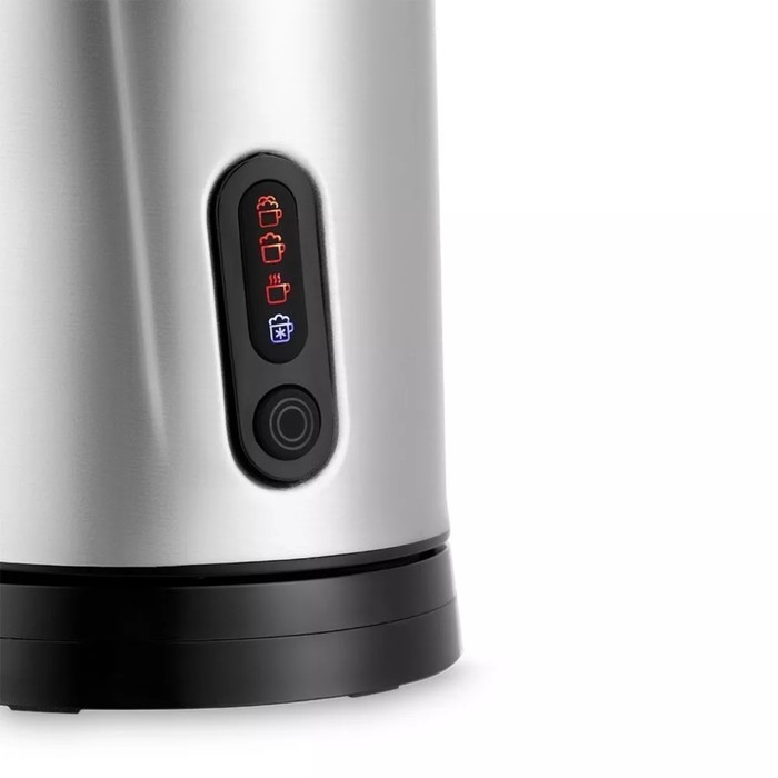 Капучинатор Kitfort КТ-7129, 500 Вт, 0.5 л, 4 режима, серебристо-чёрный