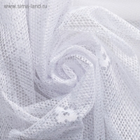 Тюль на кухню без шторной ленты, 210х165 см, цвет белый, 100% полиэстер Тюль на кухню без шторной ленты, 210х165 см, цвет белый, 100% полиэстер