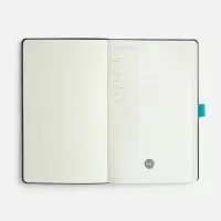 Ежедневник Lungo, недатированный, бирюзовый