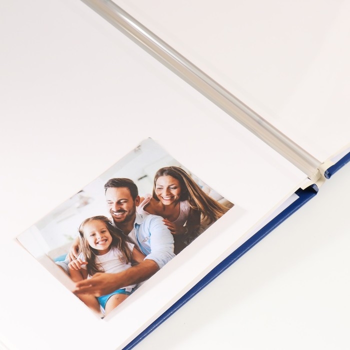 Фотоальбом магнитный 20 листов "Гармония" синий 32,5х2,5х33,5 см