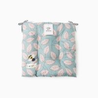 Сидушка на стул Этель "Листья"цв.зеленый, 40х40 см, 100% п/э Сидушка на стул Этель "Листья"цв.зеленый, 40х40 см, 100% п/э