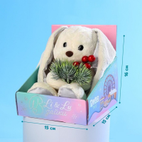 Новогодняя мягкая игрушка &laquo;Новогодний Lu&raquo;, заяц, 25 см, на новый год