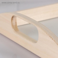 Поднос деревянный "Дачный", МАССИВ, 23&times;35&times;6,5 см