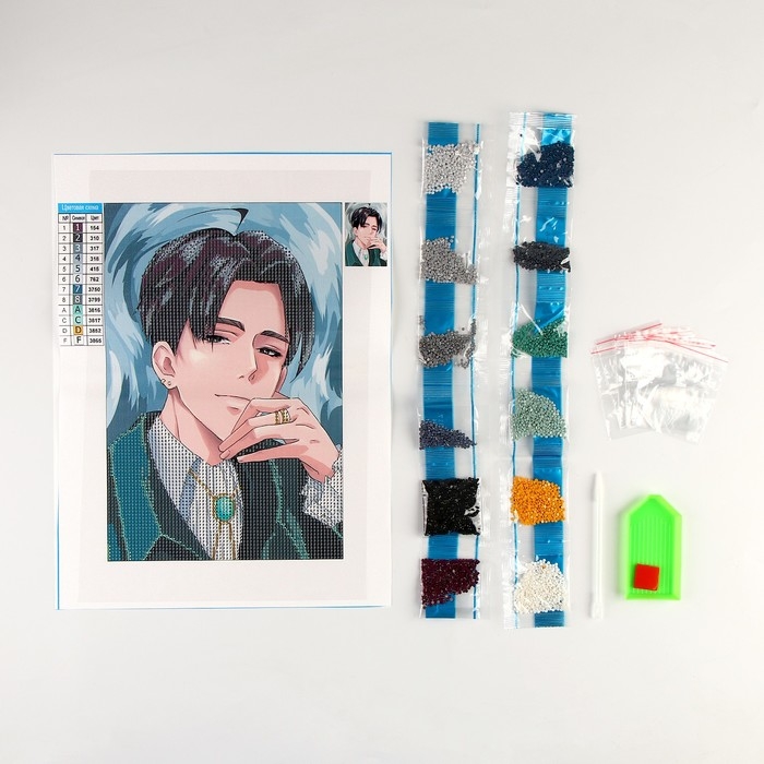 Алмазная мозаика с частичным заполнением на холсте «Стиляга», 20 х 30 см Алмазная мозаика с частичным заполнением на холсте «Стиляга», 20 х 30 см