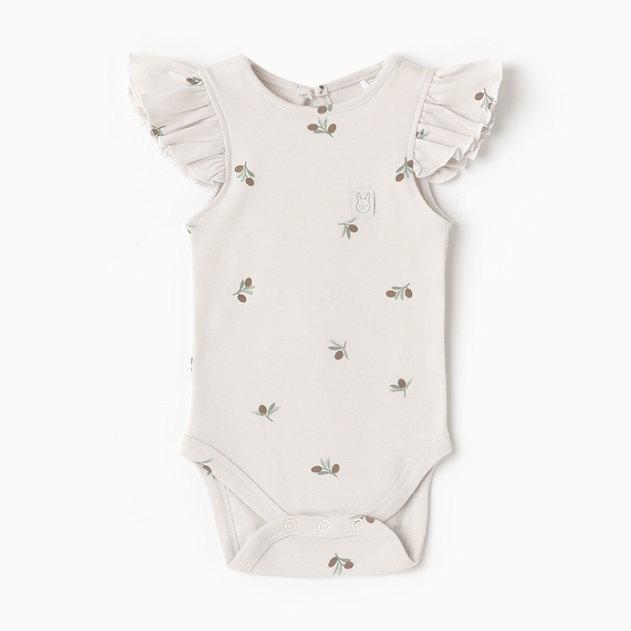 Боди с крылышками Крошка Я Olives, р. 86-92, молочный Боди с крылышками Крошка Я Olives, р. 86-92, молочный