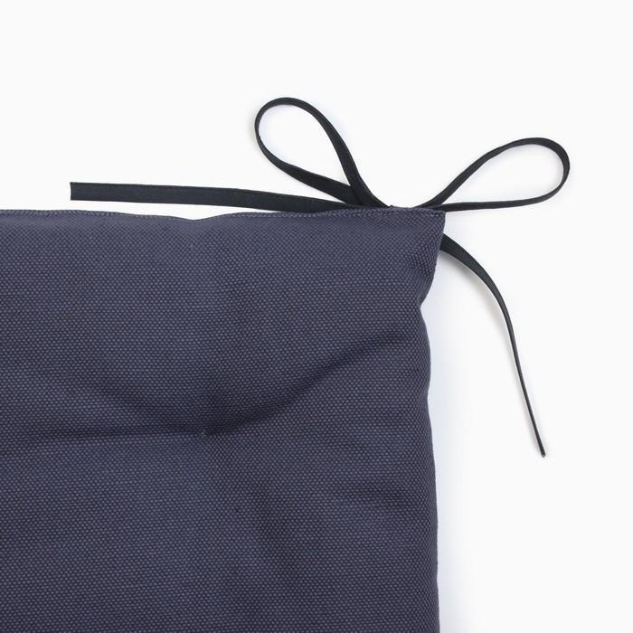 Сидушка на стул Этель Freedom violet 42х42см, 56%лён, 44%хл 405 г/м2