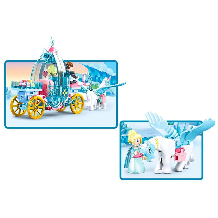 Конструктор Розовая Мечта &laquo;Зимние сказки&raquo;, 191 деталь