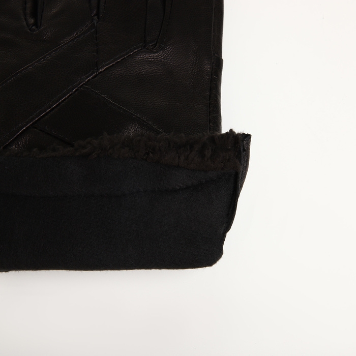 Перчатки женские, размер XL, с утеплителем, цвет чёрный Перчатки женские, размер XL, с утеплителем, цвет чёрный