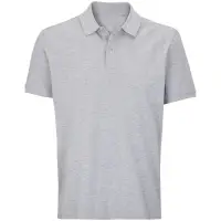 Рубашка поло унисекс Pegase, серый меланж, размер XXL