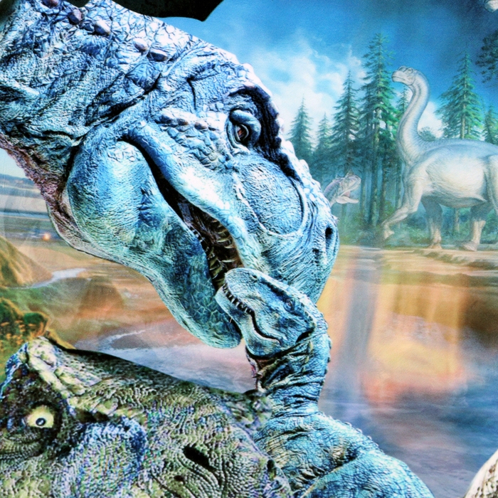 Наклейка 3Д интерьерная Динозавры 50*50см Наклейка 3Д интерьерная Динозавры 50*50см