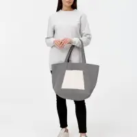 Шопер Shophop, серый с неокрашенным