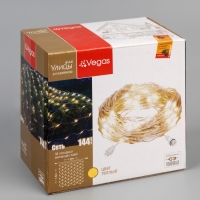 Гирлянда «Сеть» 1.2 × 1.5 м, IP44, УМС, прозрачная нить, 36 LED, свечение тёплое белое, мерцание белым 24 В Гирлянда «Сеть» 1.2 × 1.5 м, IP44, УМС, прозрачная нить, 36 LED, свечение тёплое белое, мерцание белым 24 В