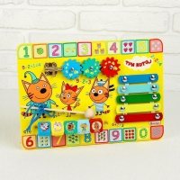 Бизиборд «Учим цифры», 25×35×3 см, по лицензии ТРИ КОТА Бизиборд «Учим цифры», 25×35×3 см, по лицензии ТРИ КОТА