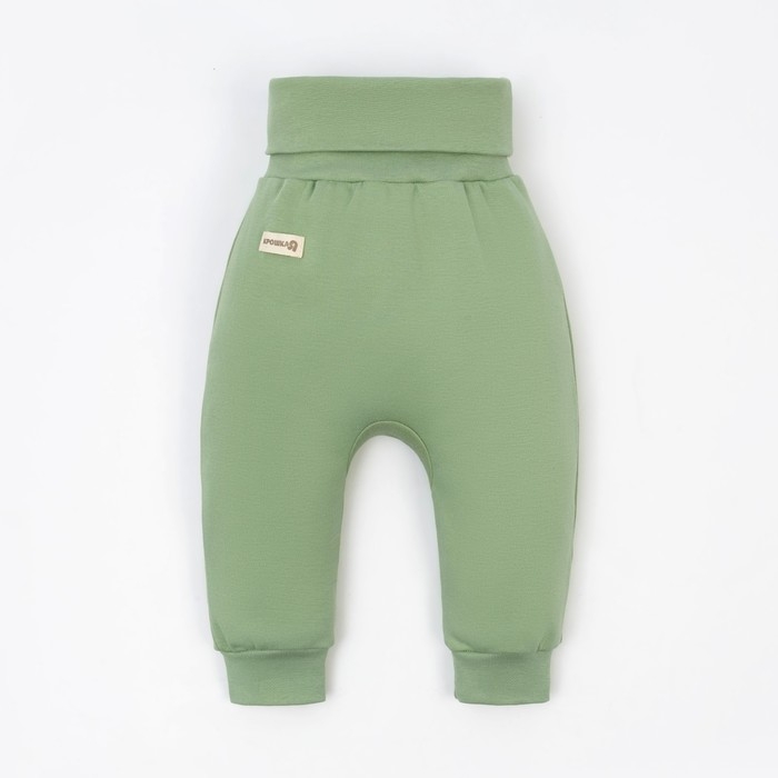 Ползунки-штанишки Крошка Я, BASIC LINE, рост 68-74 см, цвет зелёный Ползунки-штанишки Крошка Я, BASIC LINE, рост 68-74 см, цвет зелёный