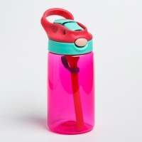 Поильник - непроливайка детский с мягким носиком, 480 мл., цвет розовый Поильник - непроливайка детский с мягким носиком, 480 мл., цвет розовый