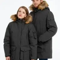 Куртка парка женская Explorer серый меланж, размер XS