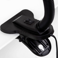 Лампа настольная Е27, с выкл. на зажиме (220В) черная (108В) RISALUX Лампа настольная Е27, с выкл. на зажиме (220В) черная (108В) RISALUX