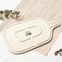 Блюдо керамическое &laquo;Стоун&raquo;, 29.7х17.5 см, цвет серый