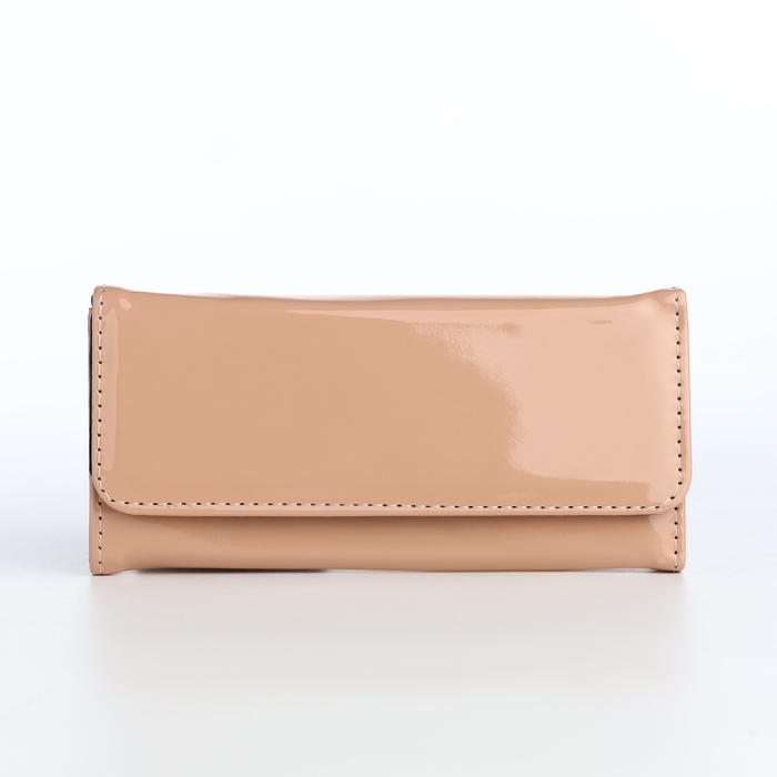 Кошелёк женский на магните, цвет бежевый Кошелёк женский на магните, цвет бежевый