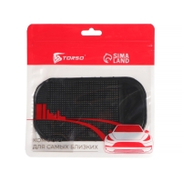 Коврик противоскользящий TORSO, "Spider" 7×13 см, чёрный Коврик противоскользящий TORSO, "Spider" 7×13 см, чёрный