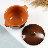 Бульонница с крышкой "Псковская" 0,5л / 11,5х13см, былина Бульонница с крышкой "Псковская" 0,5л / 11,5х13см, былина